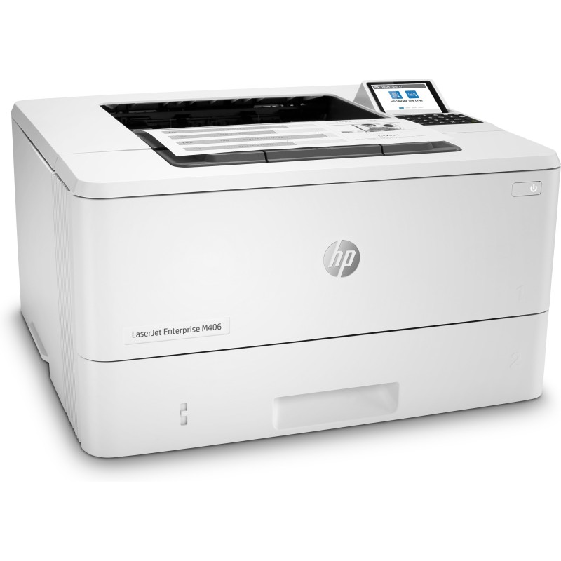 HP LaserJet Enterprise Stampante Enterprise LaserJet M406dn, Bianco e nero, Stampante per Aziendale, Stampa, Compatta Avanzate