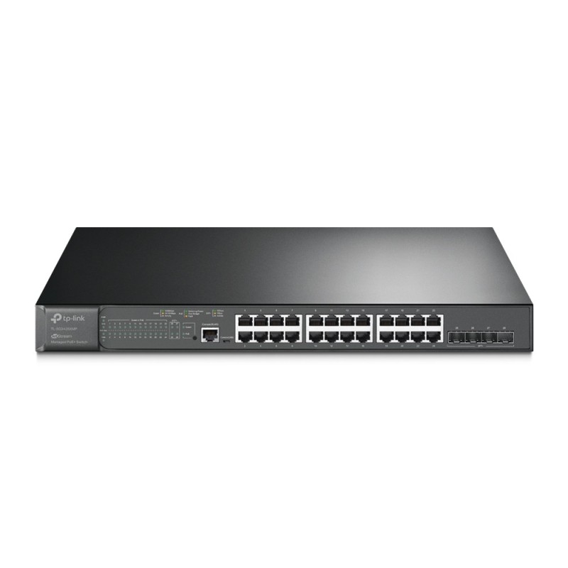 TP-Link JetStream TL-SG3428XMP switch di rete Gestito L2+ Gigabit Ethernet (10 100 1000) Supporto Power over Ethernet (PoE) 1U