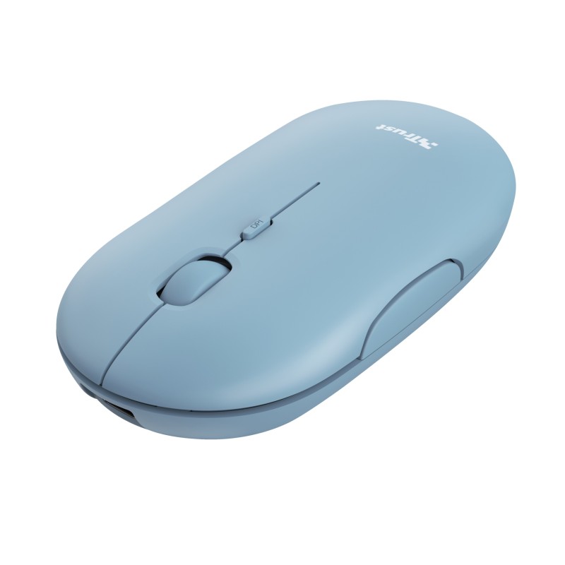 Trust Puck mouse Ambidestro RF senza fili + Bluetooth 1600 DPI