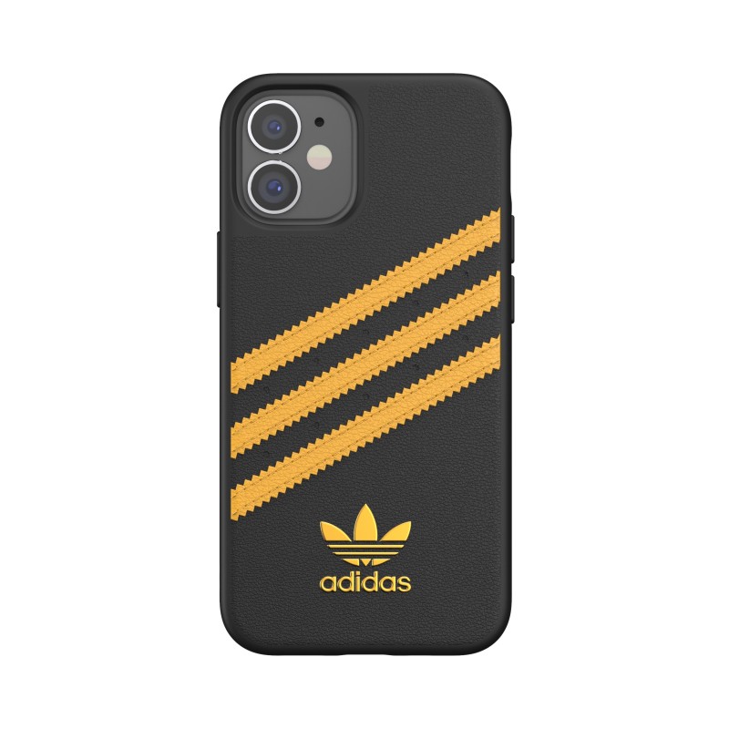 Adidas 3-Stripes custodia per cellulare 13,7 cm (5.4") Cover Nero, Oro