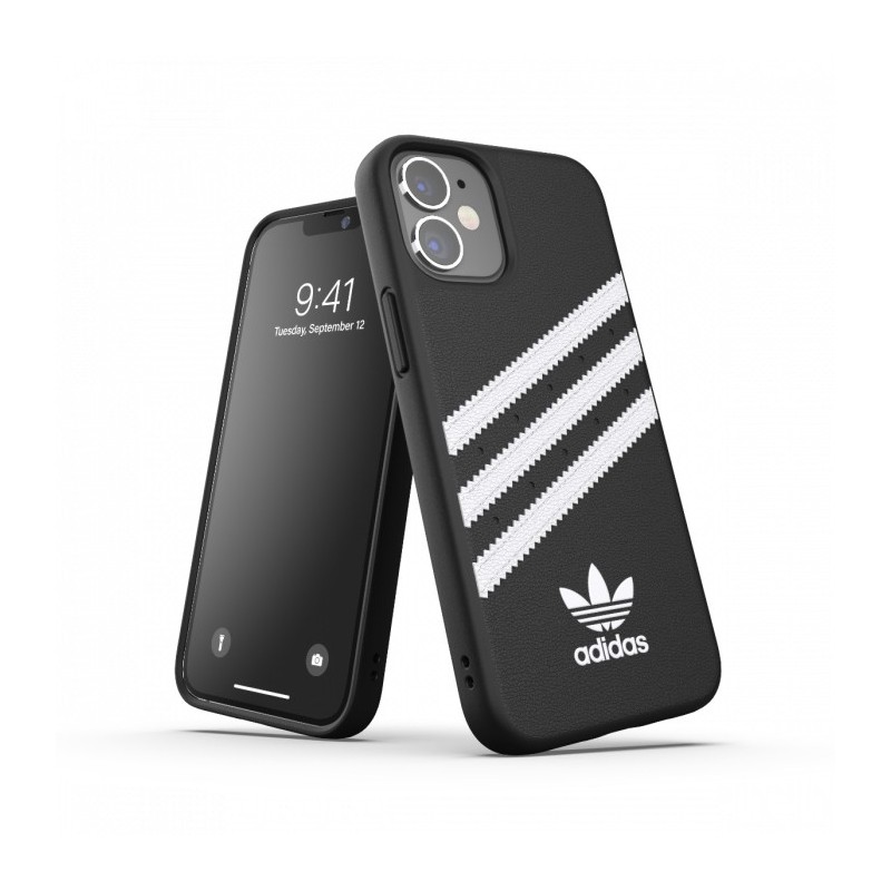 Adidas 3-Stripes custodia per cellulare 13,7 cm (5.4") Cover Nero, Bianco