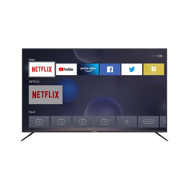 Smart-Tech SMT43F30UV2M1B1 TV 109,2 cm (43") 4K Ultra HD Smart TV Wi-Fi Nero