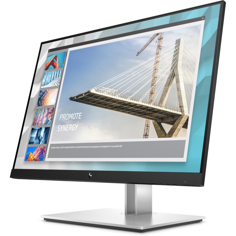 HP E-Series E24i G4 Monitor PC 61 cm (24") 1920 x 1200 Pixel WUXGA Nero, Argento