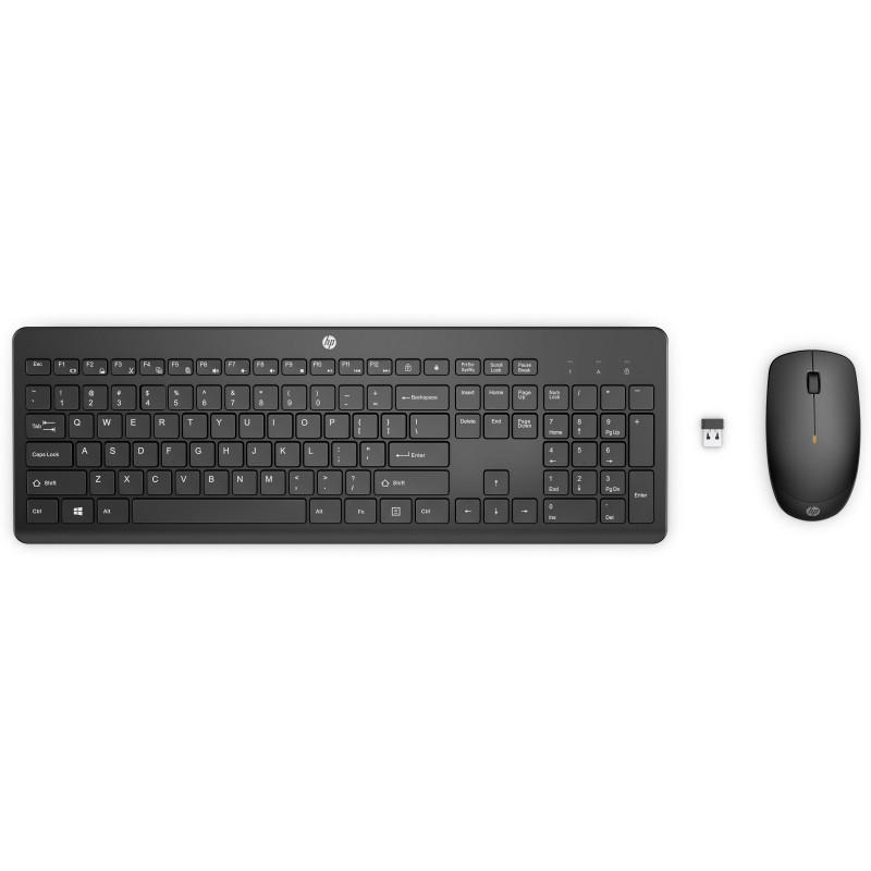 HP Combo tastiera e mouse wireless 235