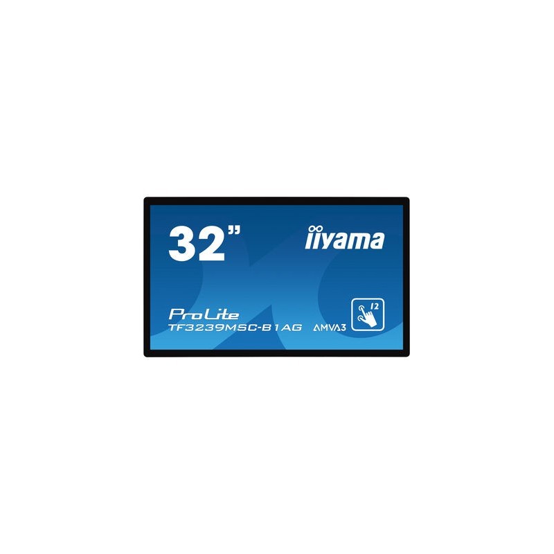 iiyama ProLite TF3239MSC-B1AG Monitor PC 80 cm (31.5") 1920 x 1080 Pixel Full HD LED Touch screen Multi utente Nero