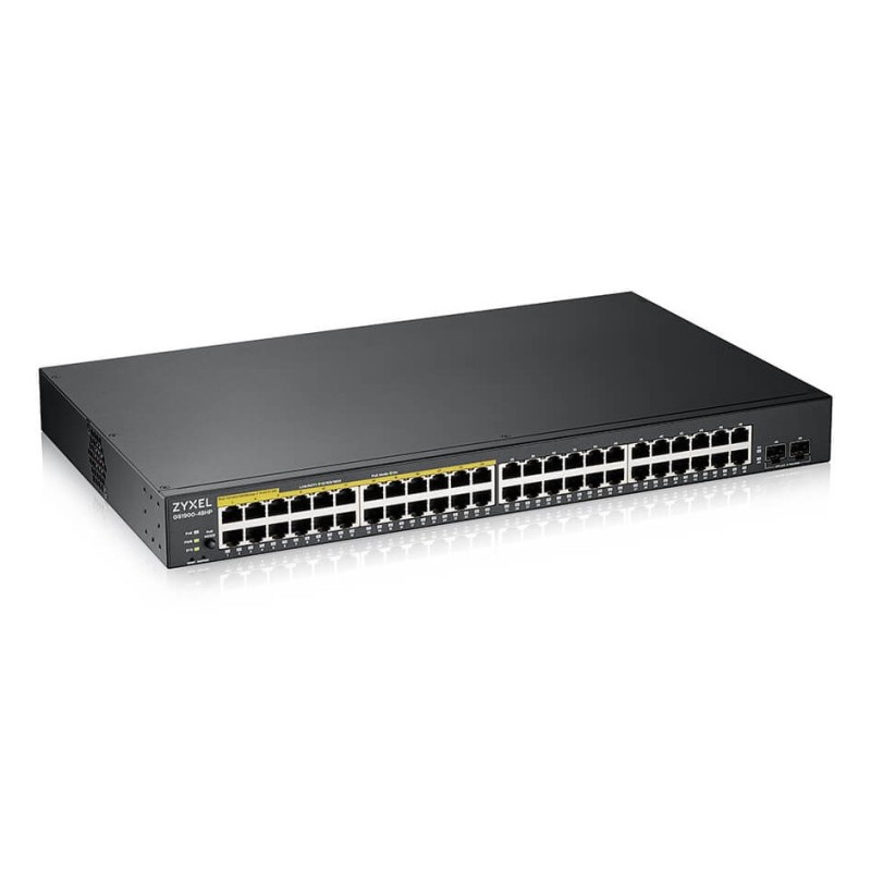 Zyxel GS1900-48HPv2 Gestito L2 Gigabit Ethernet (10 100 1000) Supporto Power over Ethernet (PoE) Nero