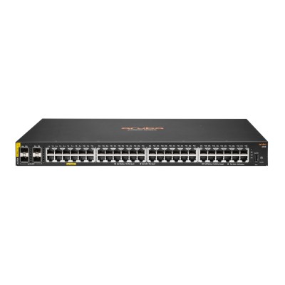 Aruba 6100 48G Class4 PoE 4SFP+ 370W Gestito L3 Gigabit Ethernet (10 100 1000) Supporto Power over Ethernet (PoE) 1U Nero