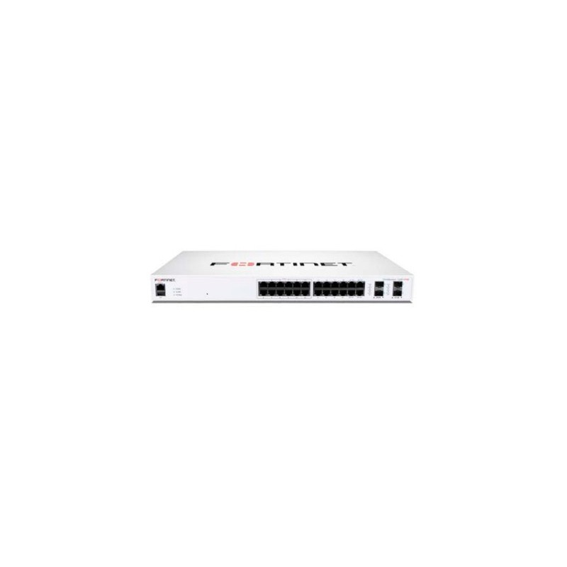 Fortinet FS-124F-FPOE switch di rete Supporto Power over Ethernet (PoE) 1U Bianco