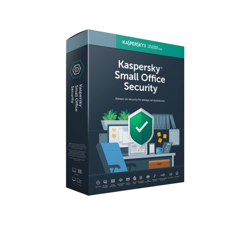 Kaspersky Small Office Security 8.0 Sicurezza antivirus Base ITA 10 licenza e 1 anno i
