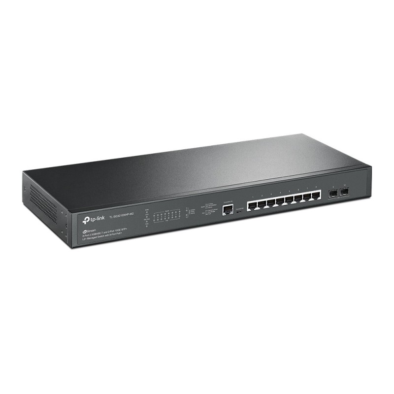 TP-Link JetStream TL-SG3210XHP-M2 switch di rete Gestito L2+ 2.5G Ethernet (100 1000 2500) Supporto Power over Ethernet (PoE)