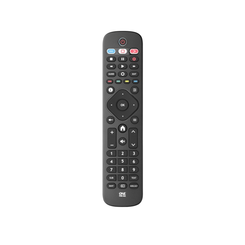 One For All TV Replacement Remotes URC4913 telecomando IR Wireless Pulsanti