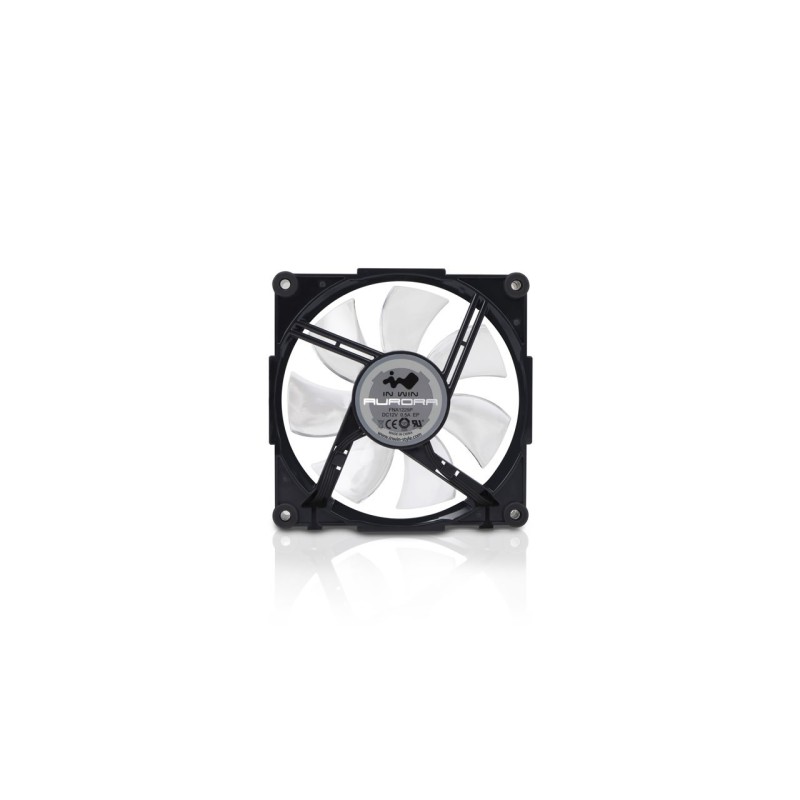 In Win AURORA Case per computer Ventilatore 12 cm Nero, Bianco 1 pz