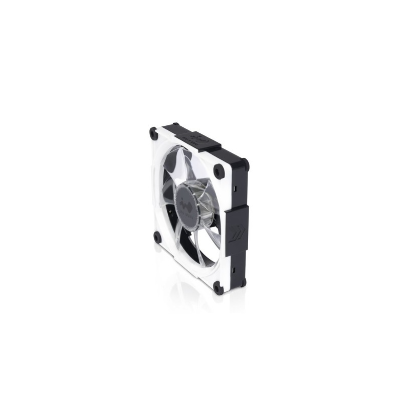 In Win AURORA Case per computer Ventilatore 12 cm Nero, Bianco 1 pz