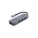 Nilox DOCKING STAT HDMI VGA PD ETH 3USB USB 3.2 Gen 1 (3.1 Gen 1) Type-C Alluminio