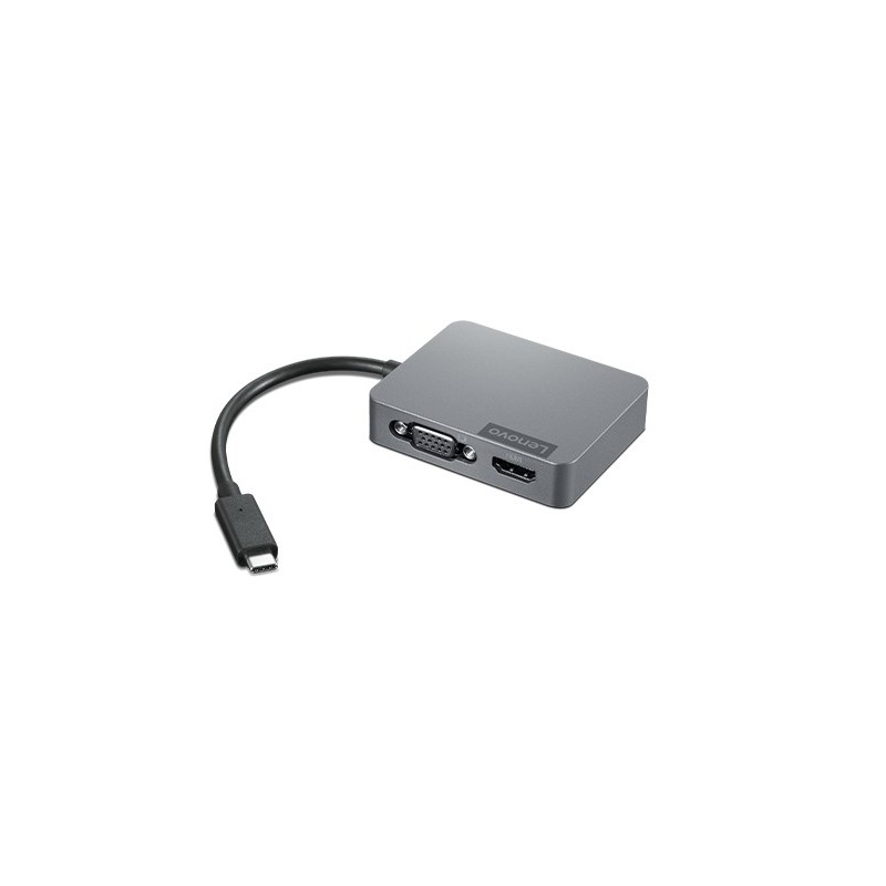 Lenovo 4X91A30366 replicatore di porte e docking station per laptop Cablato USB 2.0 Type-C Grigio