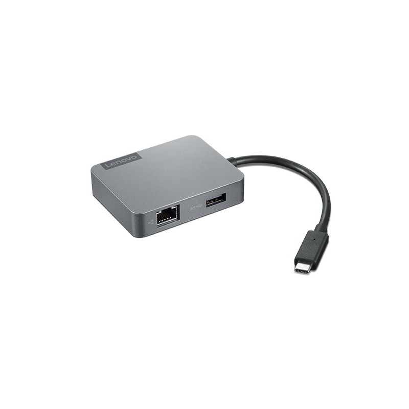 Lenovo 4X91A30366 replicatore di porte e docking station per laptop Cablato USB 2.0 Type-C Grigio