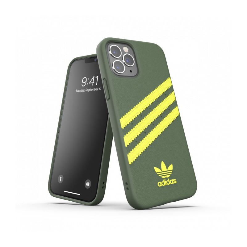 Adidas 3-Stripes custodia per cellulare 15,5 cm (6.1") Cover Verde, Giallo