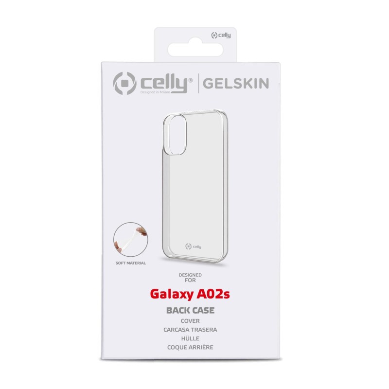 Celly Gelskin custodia per cellulare 16,5 cm (6.5") Cover Trasparente