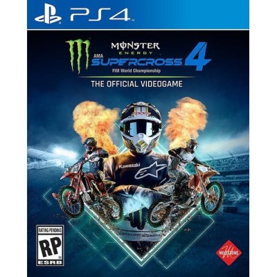 PLAION Monster Energy Supercross 4 Standard Inglese, ITA PlayStation 4
