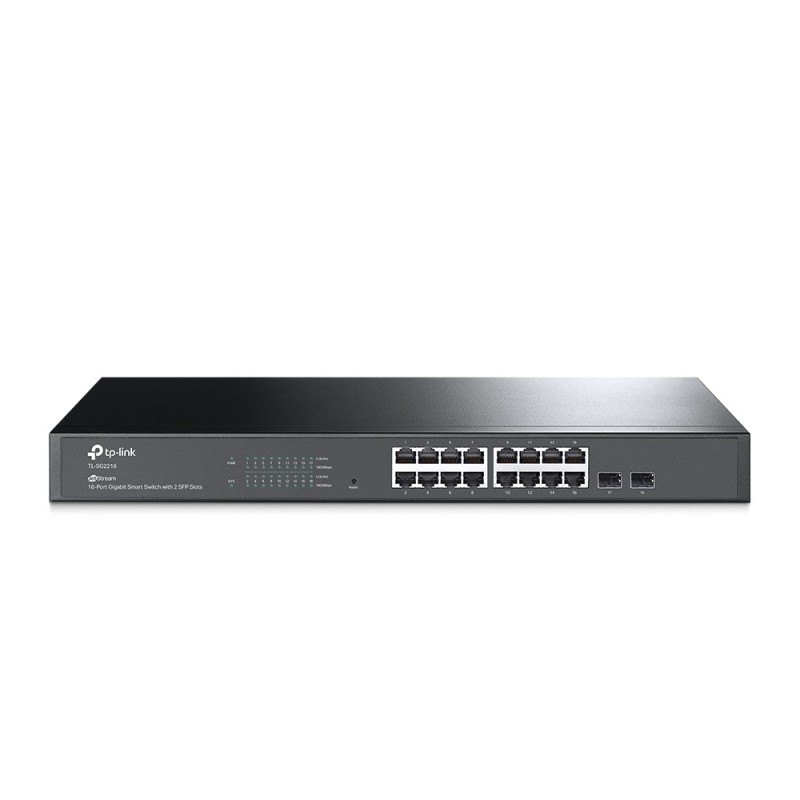 TP-Link JetStream TL-SG2218 switch di rete Gestito L2 L2+ Gigabit Ethernet (10 100 1000) 1U Nero