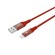 Celly USBLIGHTCOLORRD cavo Lightning 1 m Rosso