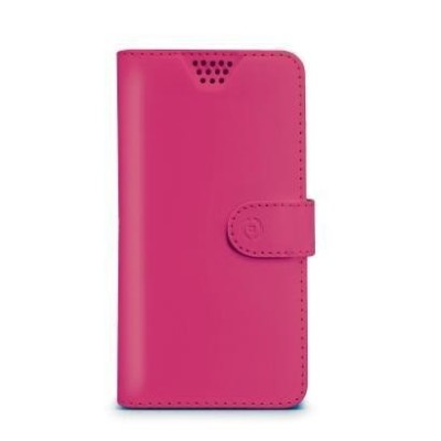 Celly Wally Unica custodia per cellulare 15,2 cm (6") Custodia a borsellino Fucsia