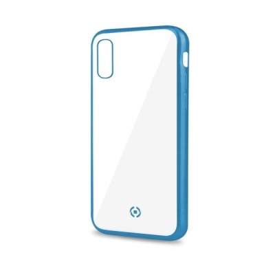 Celly Laser Matt custodia per cellulare 16,5 cm (6.5") Cover Trasparente, Blu