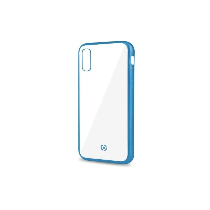 Celly Laser Matt custodia per cellulare 16,5 cm (6.5") Cover Trasparente, Blu