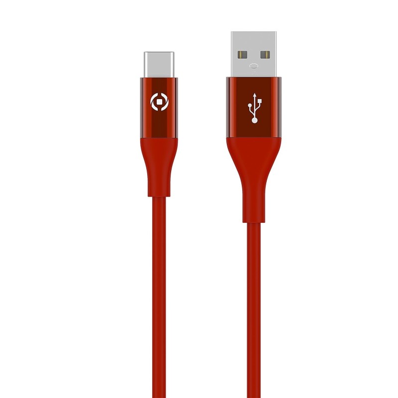 Celly USBTYPECCOL3MRD cavo USB 3 m USB A USB C Rosso