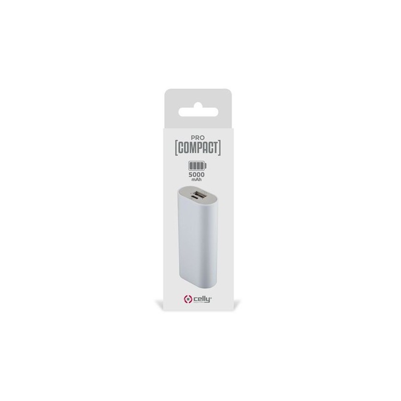 Celly Procompact Ioni di Litio 5000 mAh Bianco