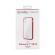 Celly Laser Matt custodia per cellulare 15,5 cm (6.1") Cover Trasparente, Rosso