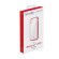 Celly Laser Matt custodia per cellulare 15,5 cm (6.1") Cover Trasparente, Rosso