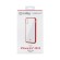 Celly Laser Matt custodia per cellulare 16,5 cm (6.5") Cover Trasparente, Rosso