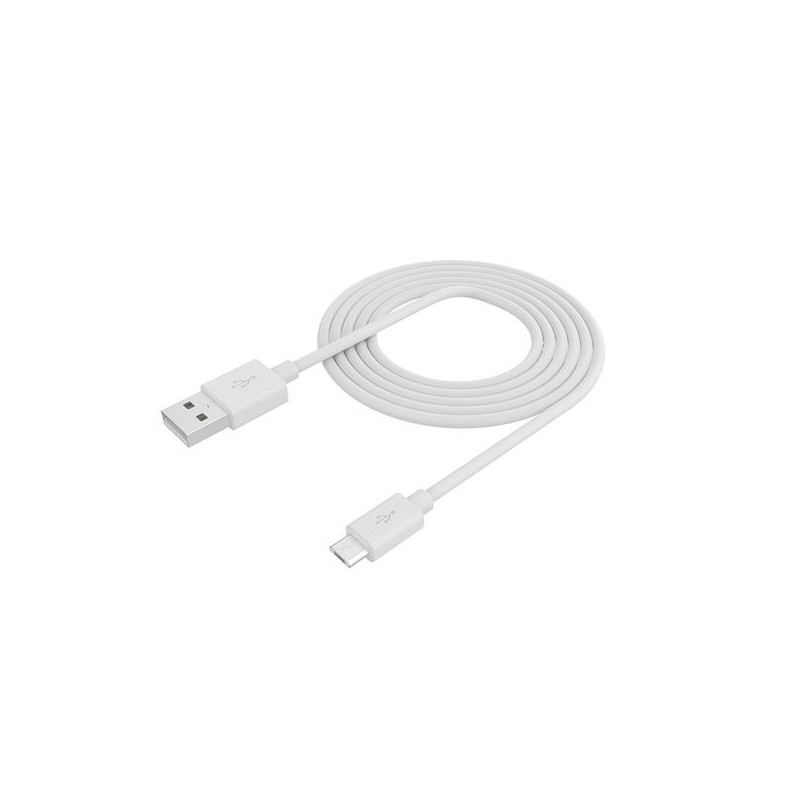 Celly PCUSBMICROWH cavo USB 1 m USB A Micro-USB A Bianco