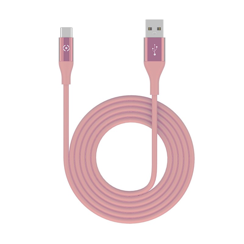 Celly USBTYPECCOL3MPK cavo USB 3 m USB A USB C Rosa