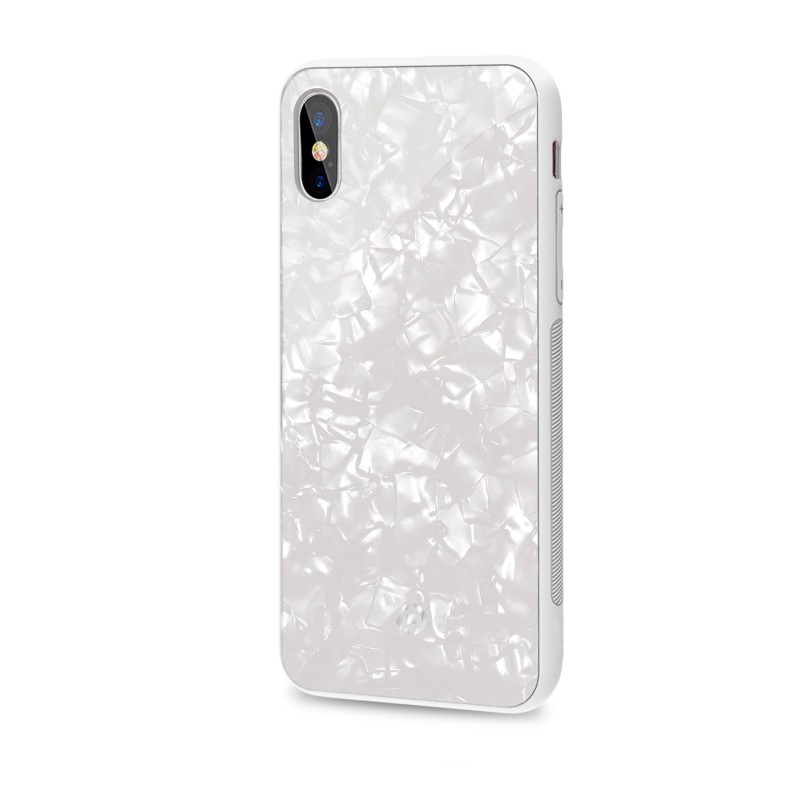 Celly Pearl custodia per cellulare 14,7 cm (5.8") Cover Bianco