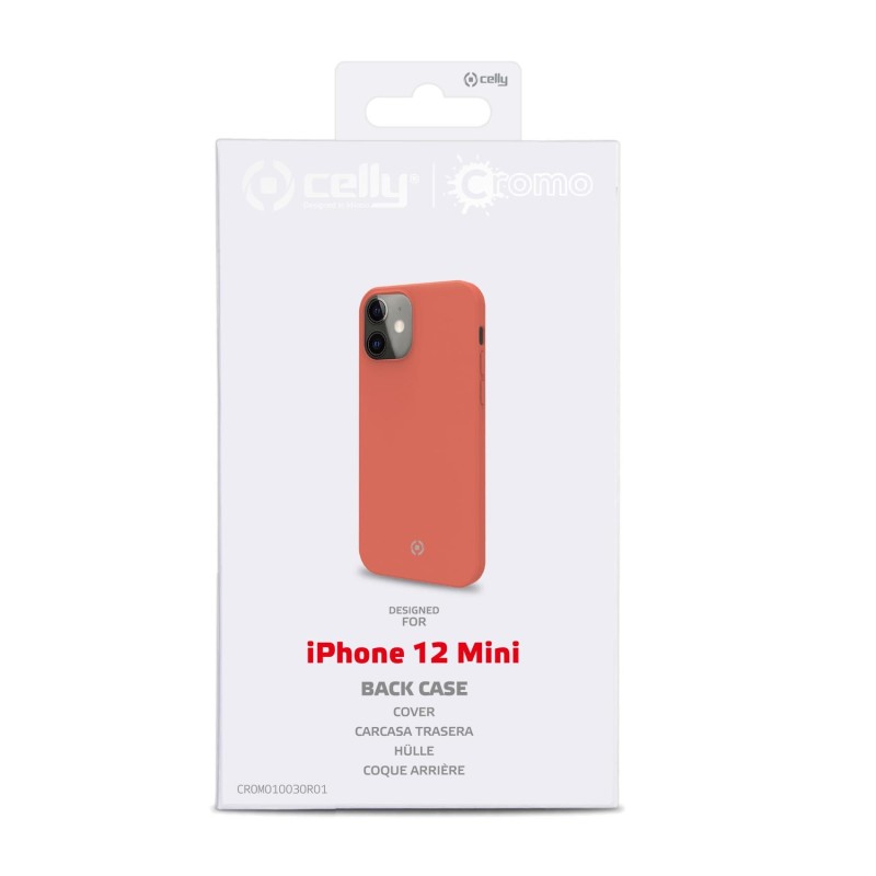 Celly Cromo custodia per cellulare 13,7 cm (5.4") Cover Arancione