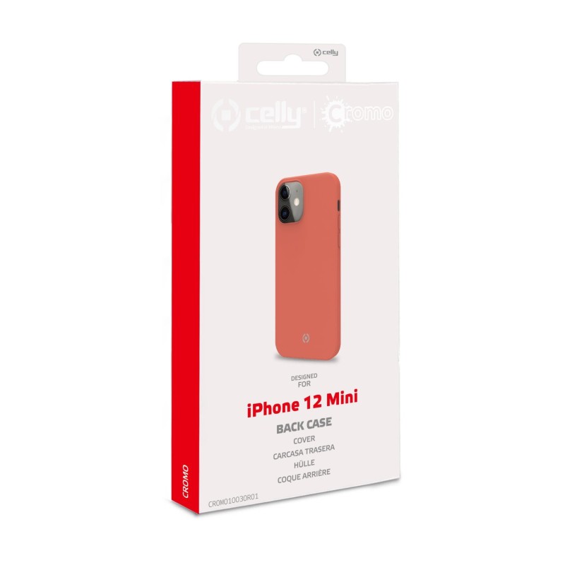 Celly Cromo custodia per cellulare 13,7 cm (5.4") Cover Arancione
