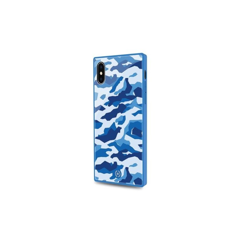 Celly Diamond Square custodia per cellulare 14,7 cm (5.8") Cover Blu