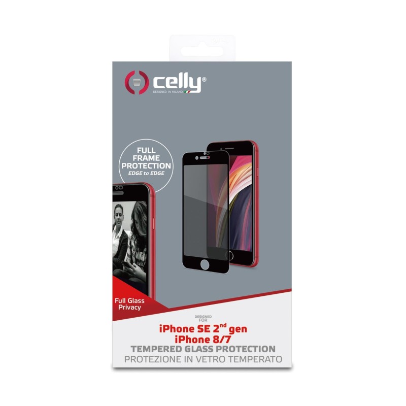 Celly Privacy Full Glass Pellicola proteggischermo trasparente Apple 1 pz