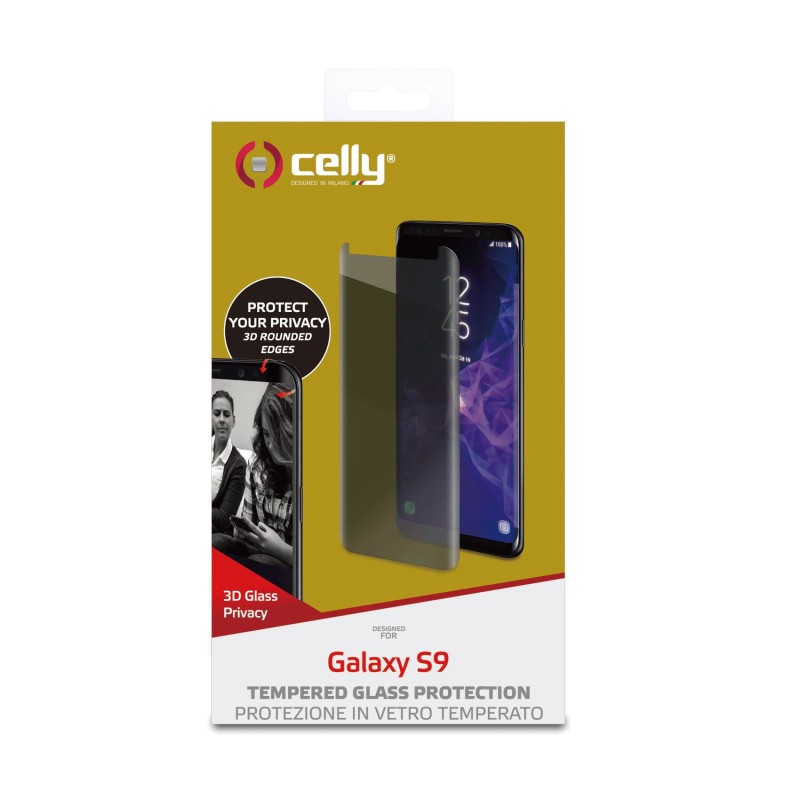 Celly Privacy 3D Glass Pellicola proteggischermo trasparente Samsung 1 pz