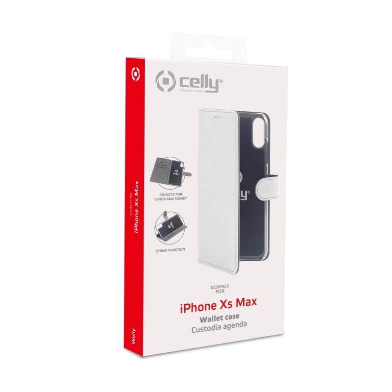 Celly Wally custodia per cellulare 16,5 cm (6.5") Custodia a borsellino Bianco