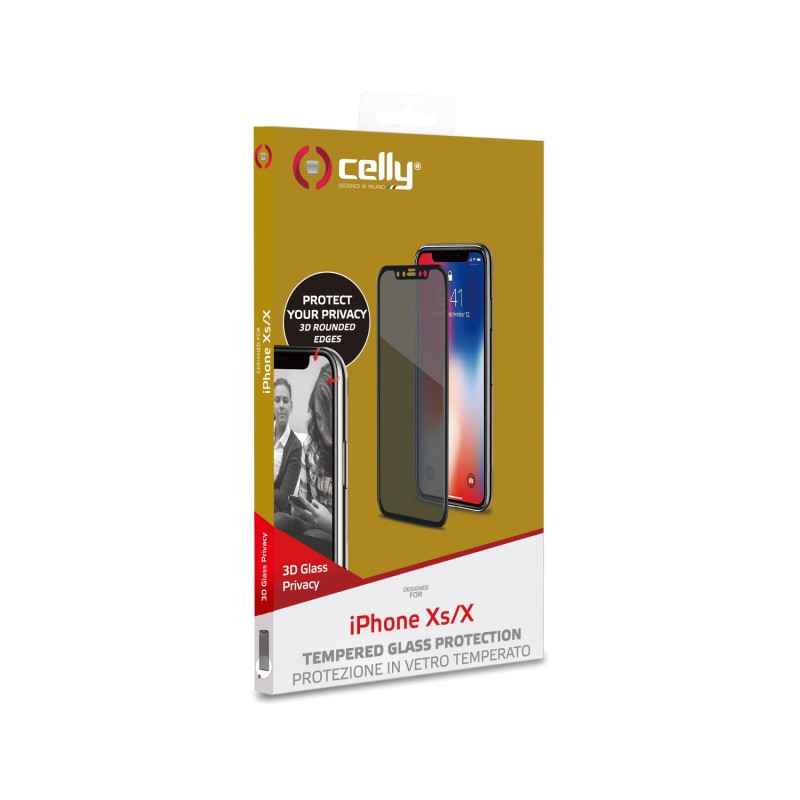 Celly Privacy 3D Glass Pellicola proteggischermo trasparente Apple 1 pz