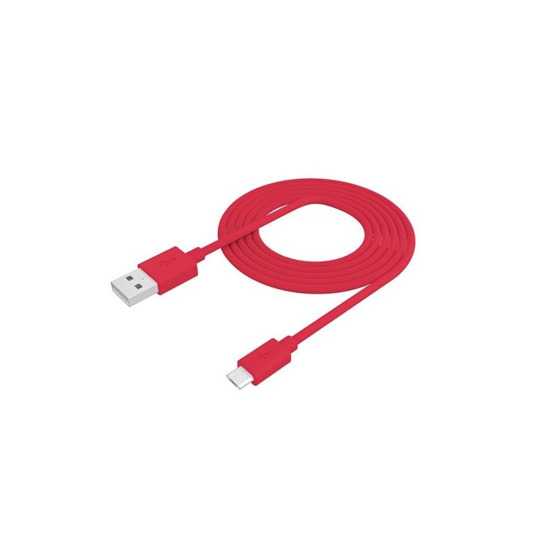 Celly PCUSBMICRORD cavo USB 1 m USB A Micro-USB B Rosso