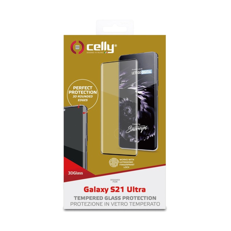 Celly 3DGLASS994BK protezione per lo schermo e il retro dei telefoni cellulari Pellicola proteggischermo trasparente Samsung 1