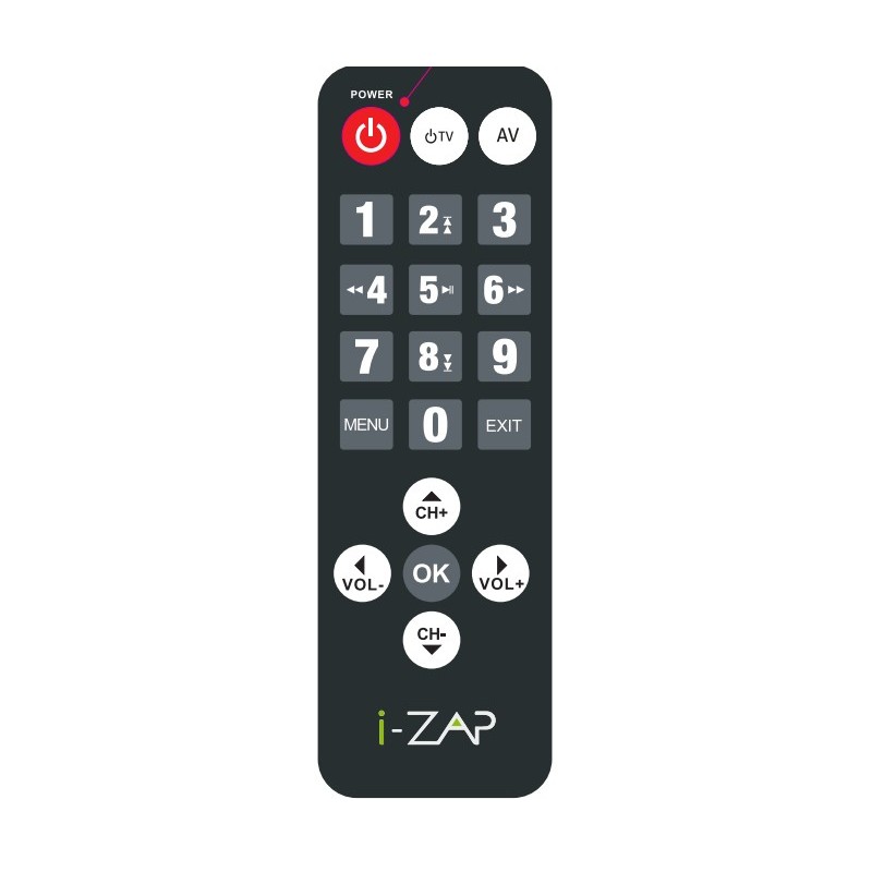 i-ZAP T395 set-top box TV Terrestre HD Nero