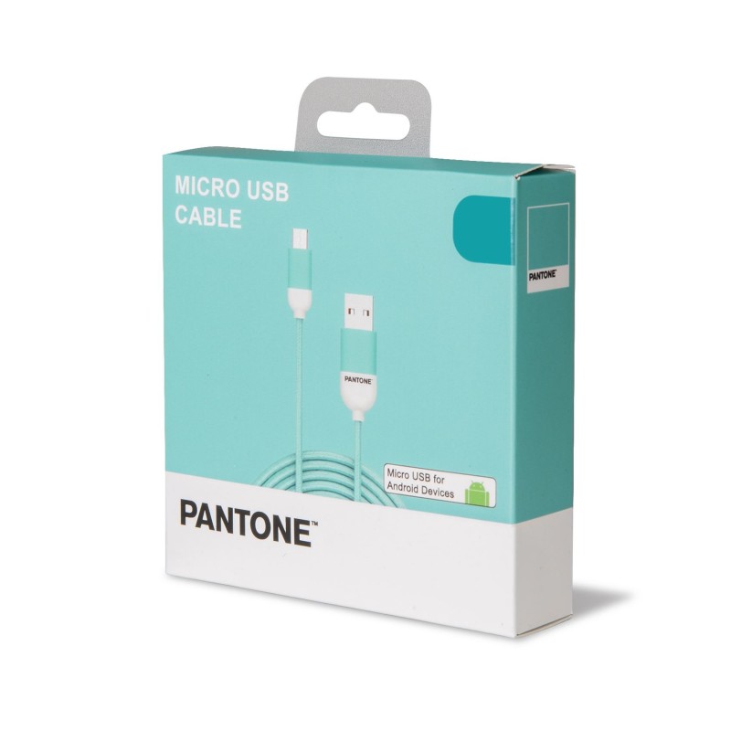 Pantone PT-MC001-5L cavo USB 1,5 m USB 2.0 Micro-USB A USB A Ciano