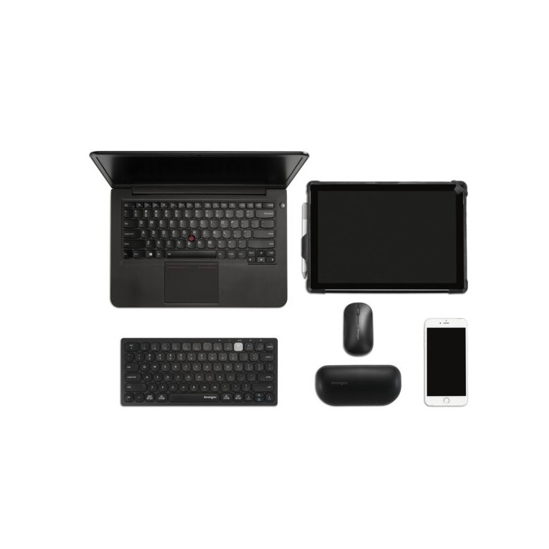 Kensington K75502PN tastiera Bluetooth QWERTY Nordic Nero