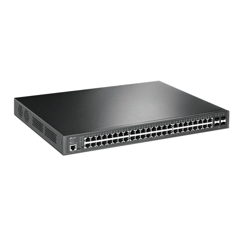 TP-Link JetStream TL-SG3452P switch di rete Gestito L2 L3 Gigabit Ethernet (10 100 1000) Supporto Power over Ethernet (PoE) 1U