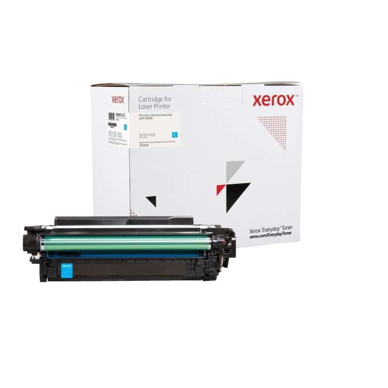 Everyday Toner ™ di Xerox Ciano compatibile con HP 653A (CF321A), Capacità standard